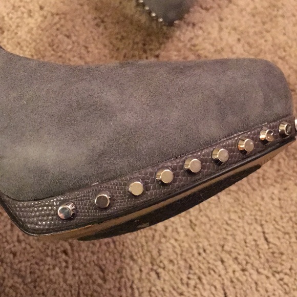 Michael Kors gray suede heels - Picture 6 of 8